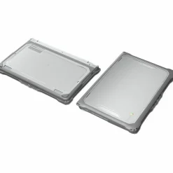 MAXCases Extreme Shell-F2 Slide Chromebook Case for HP Fortis Chromebook G1i, G10 & G11 14" (Gray/Clear)