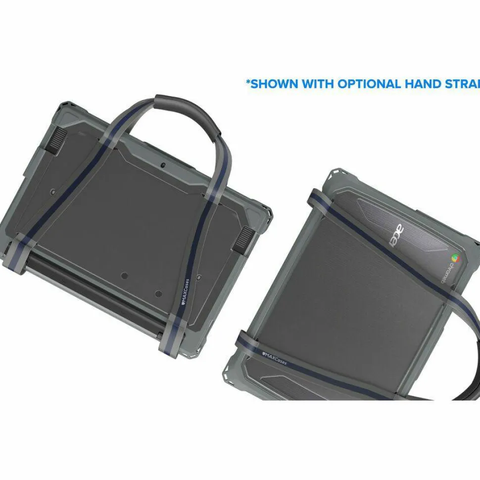 MAXCases Extreme Shell-F Chromebook Case for Acer R756TN (Spin 511) & R753T/R753TN & R722T (Spin 311) Chromebook 11.6" (Gray/Clear) NEW/Updated