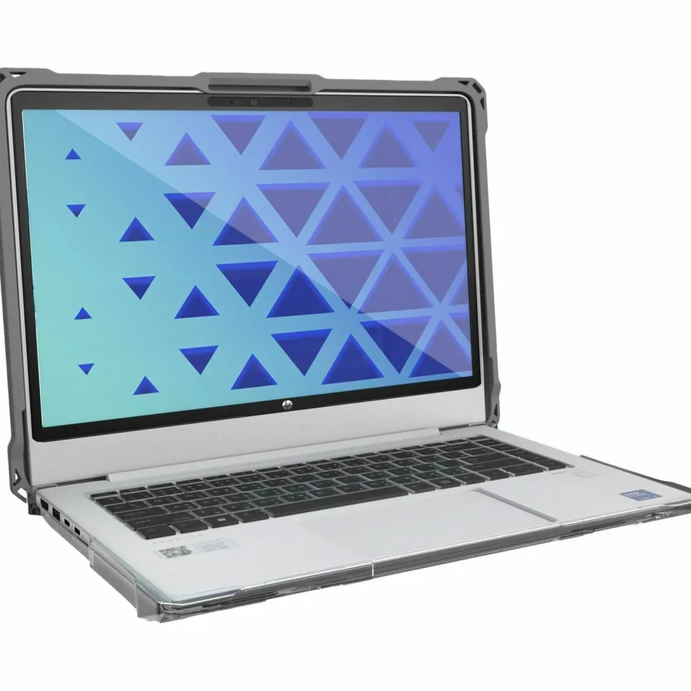 MAXCases Extreme Shell-FL3 Slide Chromebook Case for HP Fortis G1i Chromebook 11.6" Clamshell and G10 /G9/G8 (Intel Processor) (Grey/Slide-On Top, PC Bottom)