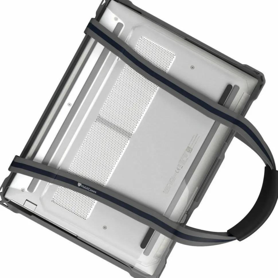 MAXCases Extreme Shell-FL3 Slide Chromebook Case for HP Fortis G1i Chromebook 11.6" Clamshell and G10 /G9/G8 (Intel Processor) (Grey/Slide-On Top, PC Bottom)
