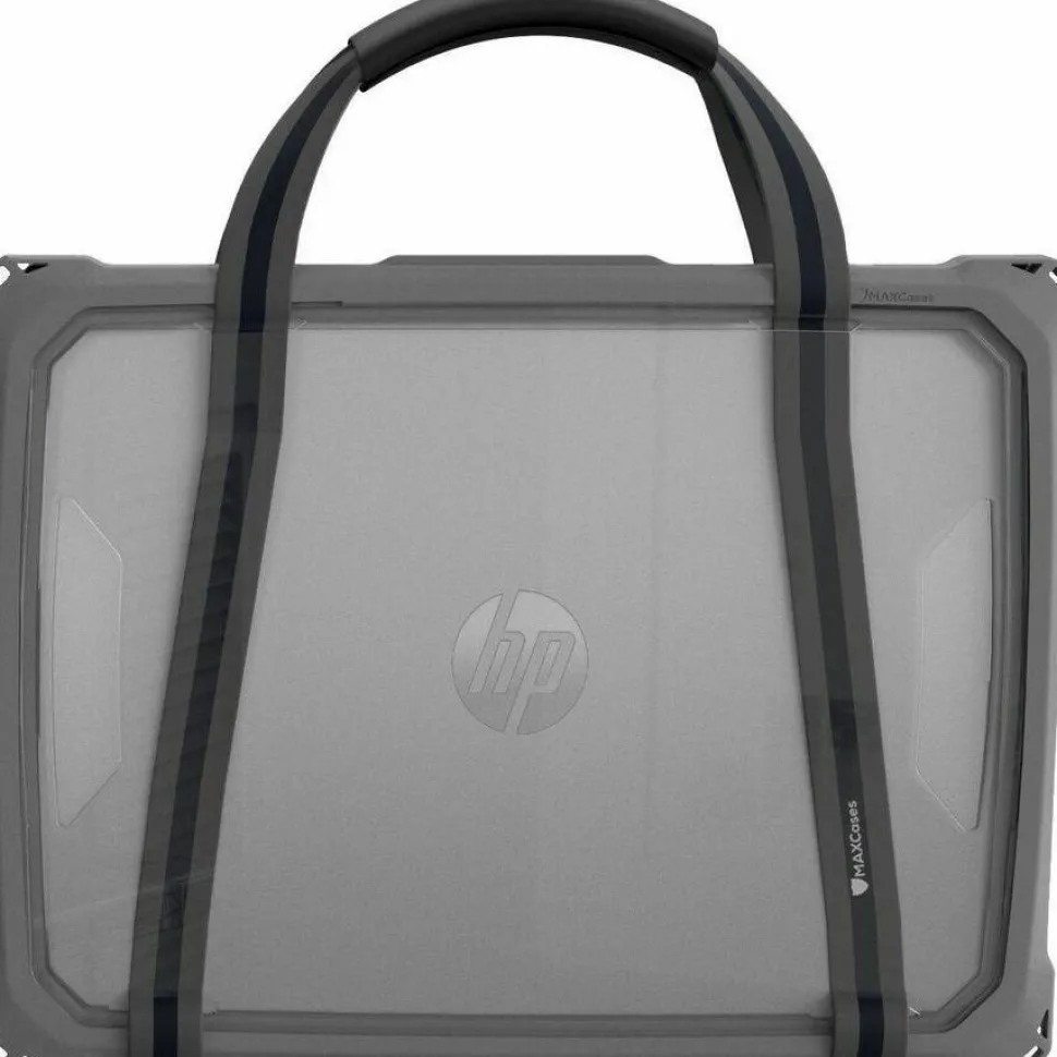 MAXCases Extreme Shell-FL3 Slide Chromebook Case for HP Fortis G1i Chromebook 11.6" Clamshell and G10 /G9/G8 (Intel Processor) (Grey/Slide-On Top, PC Bottom)