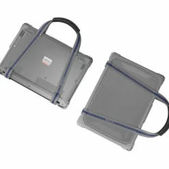 MAXCases Extreme Shell-F3 Slide Chromebook Case for Lenovo 300e/100e and 300w/100w G4 Chromebook 11.6" (ver 82W0/82W1 for 100e) (NOT 83G) (Gray/Clear)