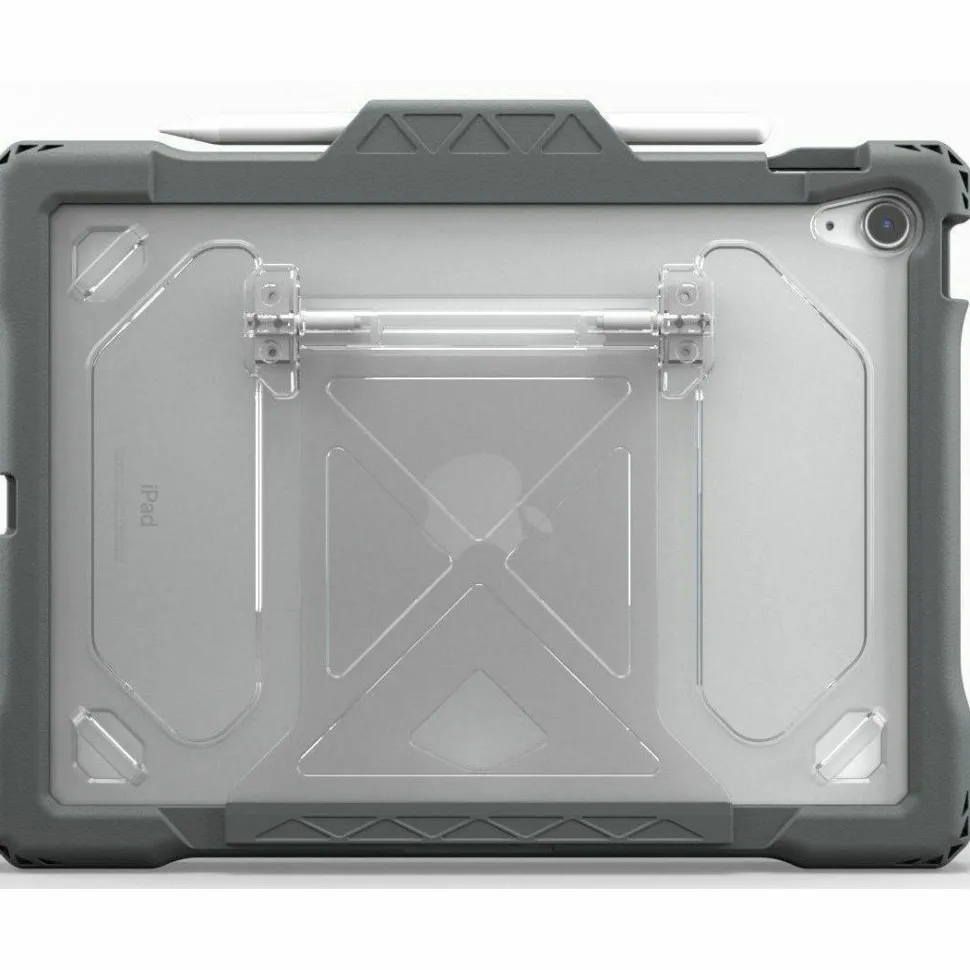 MAXCases Shield Extreme-X2 for iPad 10/11 10.9" (2022) (Black Bezel-Gray Chromebook Case)