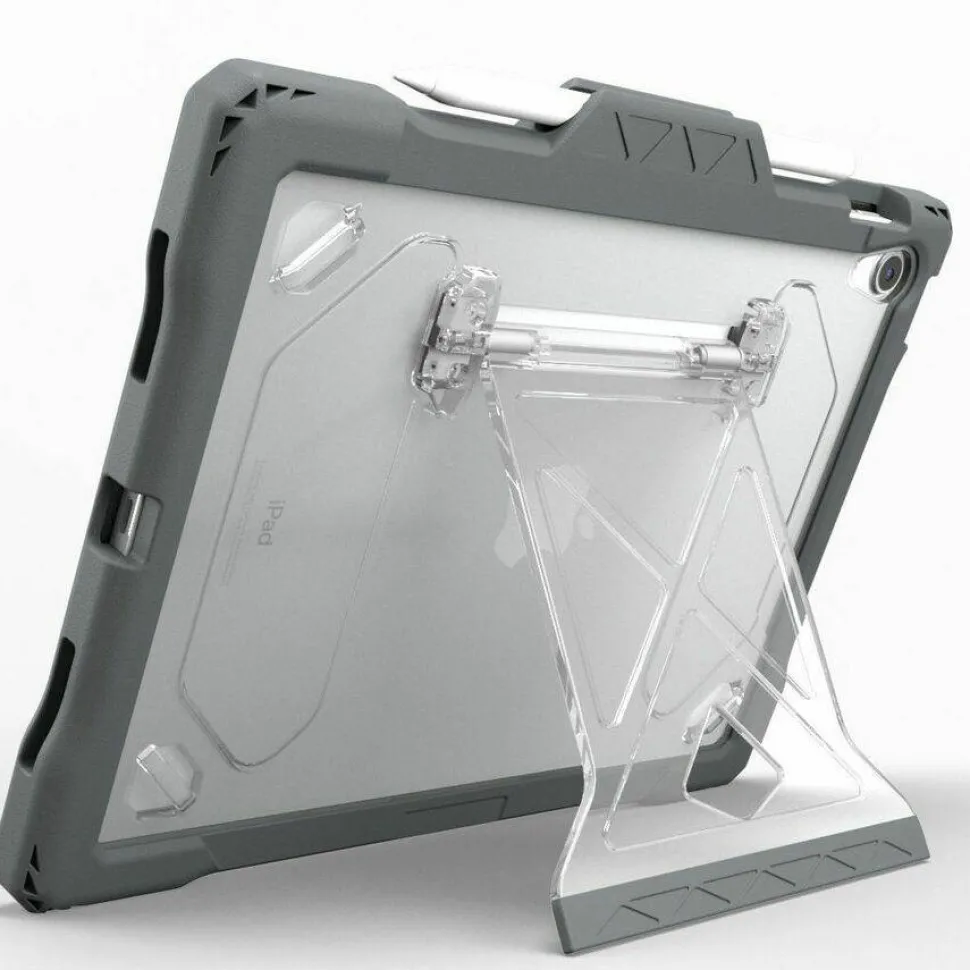 MAXCases Shield Extreme-X2 for iPad 10/11 10.9" (2022) (Black Bezel-Gray Chromebook Case)