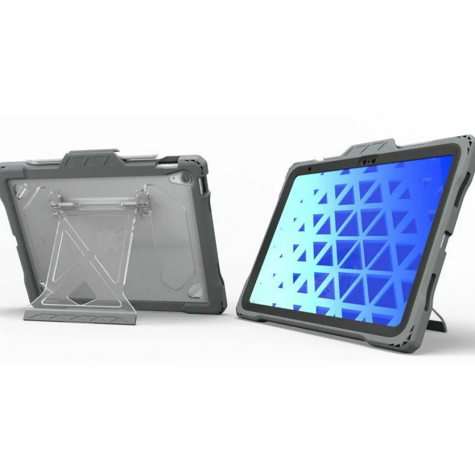 MAXCases Shield Extreme-X2 for iPad 10/11 10.9" (2022) (Black Bezel-Gray Chromebook Case)