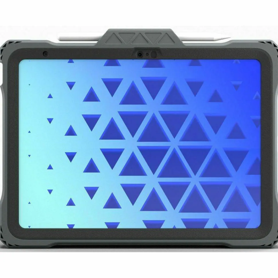 MAXCases Shield Extreme-X2 for iPad 10/11 10.9" (2022) (Black Bezel-Gray Chromebook Case)