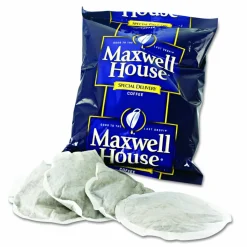 Maxwell House Regular Coffee Filter Packs, Packets Make 6 Cups, 42 Packets/Carton