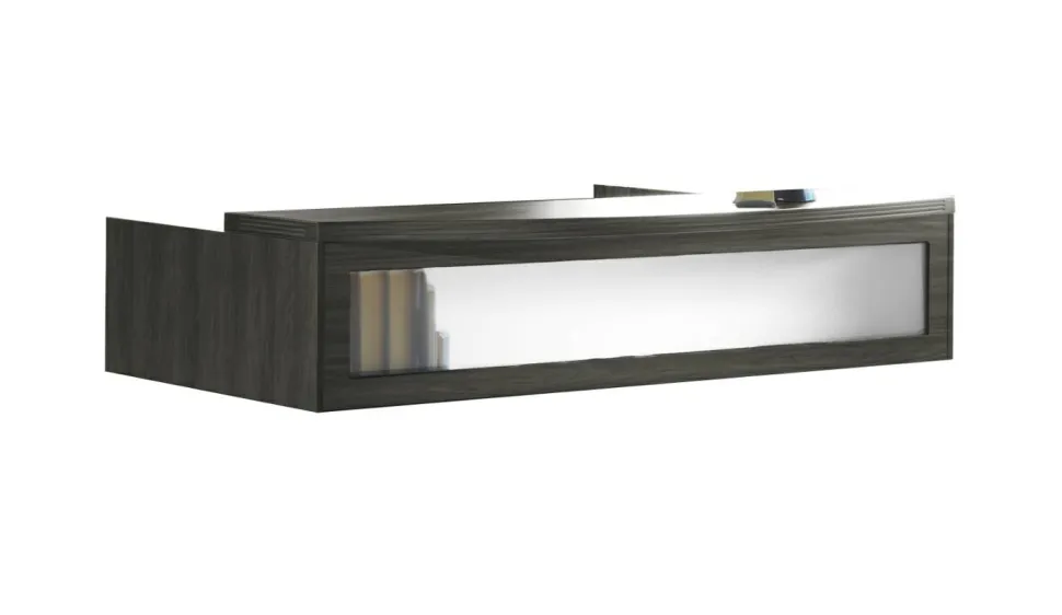 MayLine Aberdeen Series Gray Steel Tf Laminate Reception Accessories