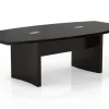 MayLine Aberdeen Series Mocha Tf Laminate 8' Conference Table, Boat Surface