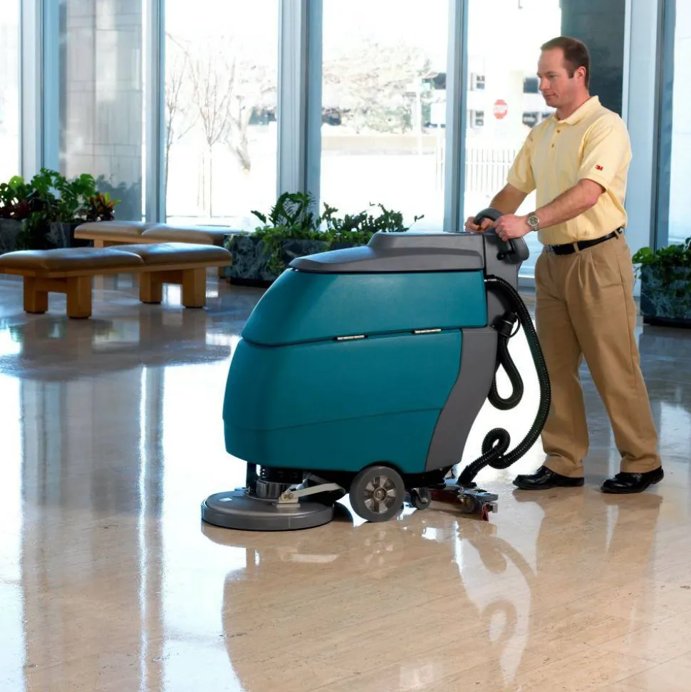 3M 5300 Blue Cleaner Floor Pads, 13" Diameter, Blue, Case Of 5