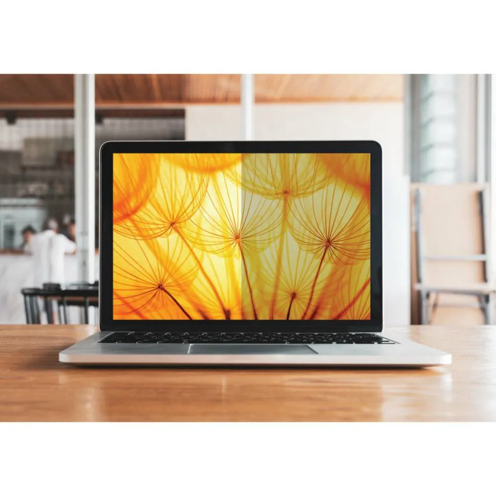3M Bright Screen Privacy Filter for 13.3" Widescreen Laptops, 16:10 Aspect Ratio, Reduces Blue Light, Anti-Glare