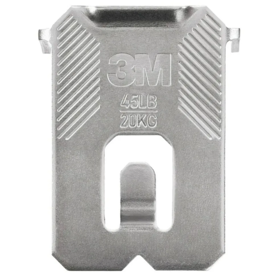 3M Claw Drywall Picture Hanger, Stainless Steel, 45 lb Capacity, 3 Hooks and 3 Spot Markers