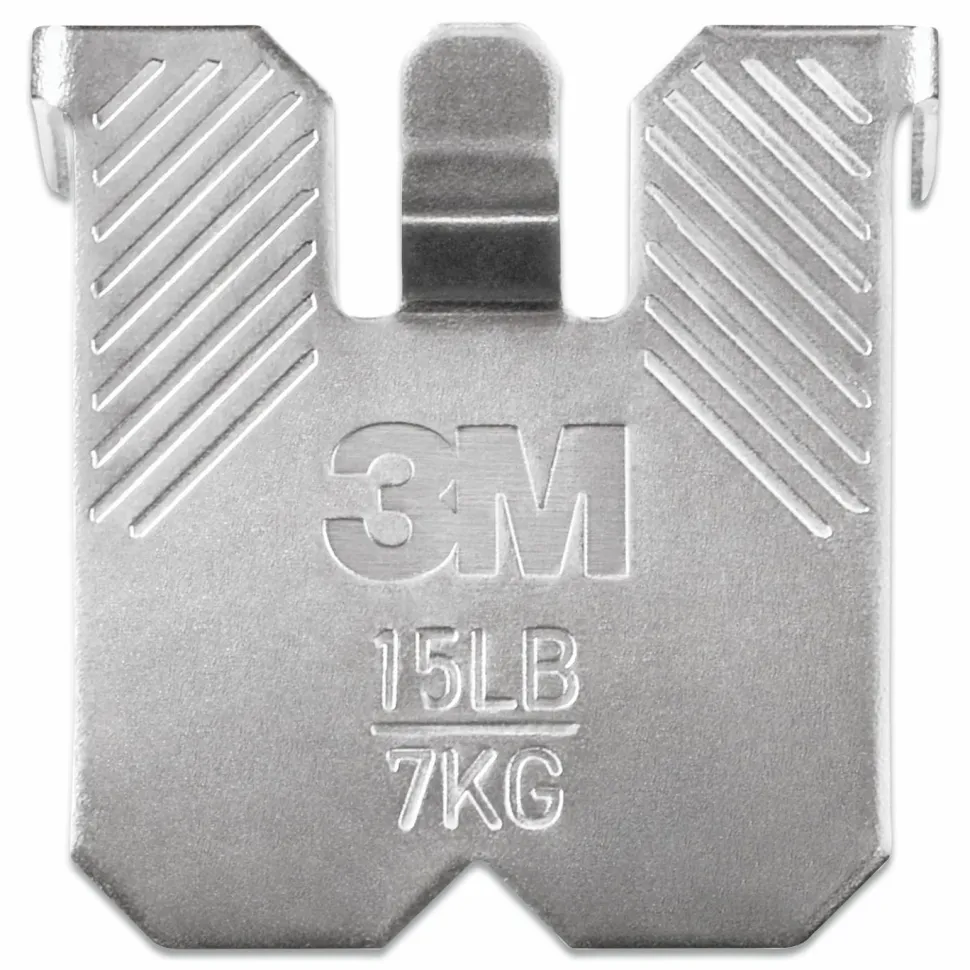 3M Claw Drywall Picture Hanger, Stainless Steel, 15 lb Capacity, 5 Hooks and 5 Spot Markers