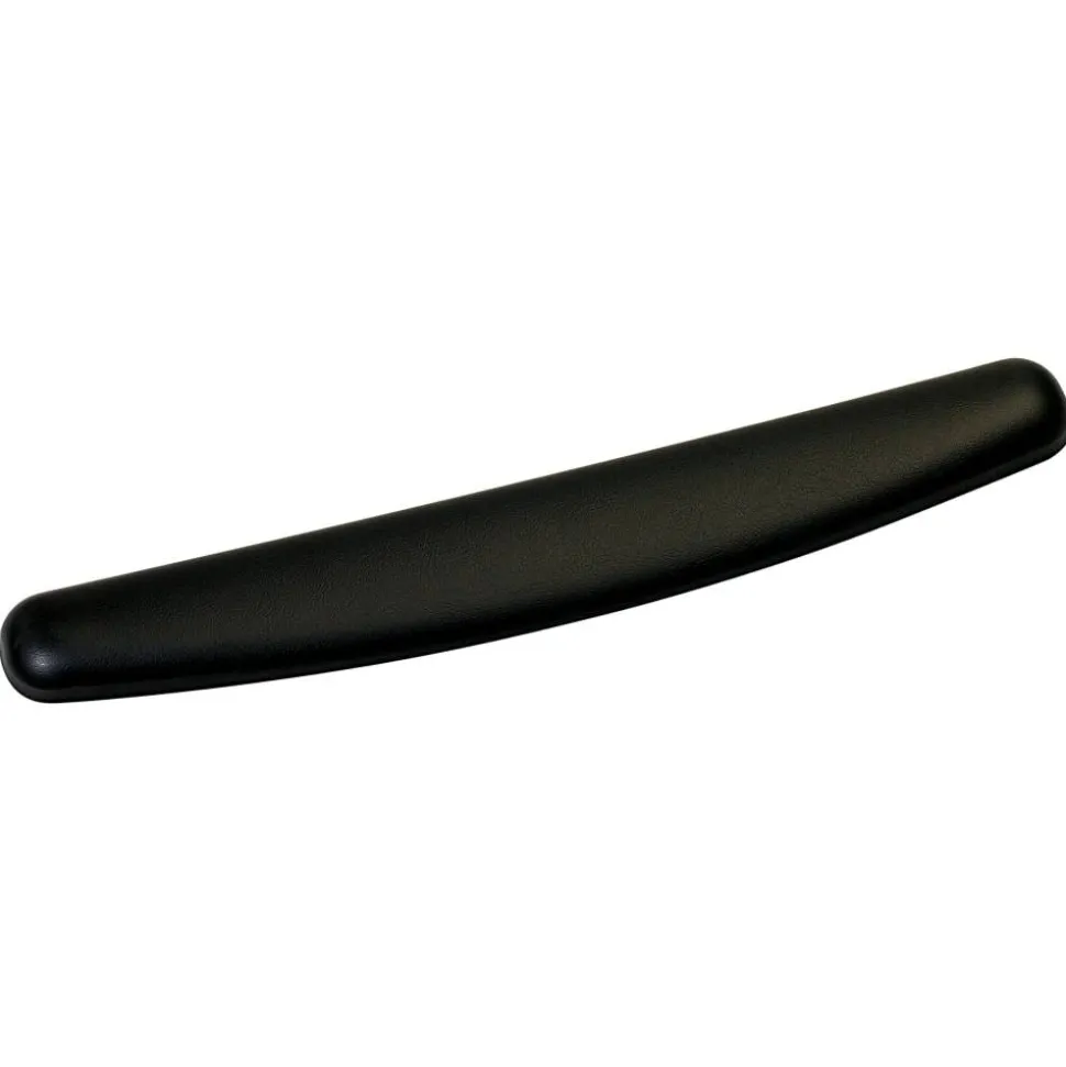3M Compact Gel Keyboards Wrist Rest With Antimicrobial Protection, 18" Wide, Black