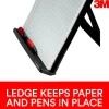 3M Desktop Document Holders, 18", Black/Silver