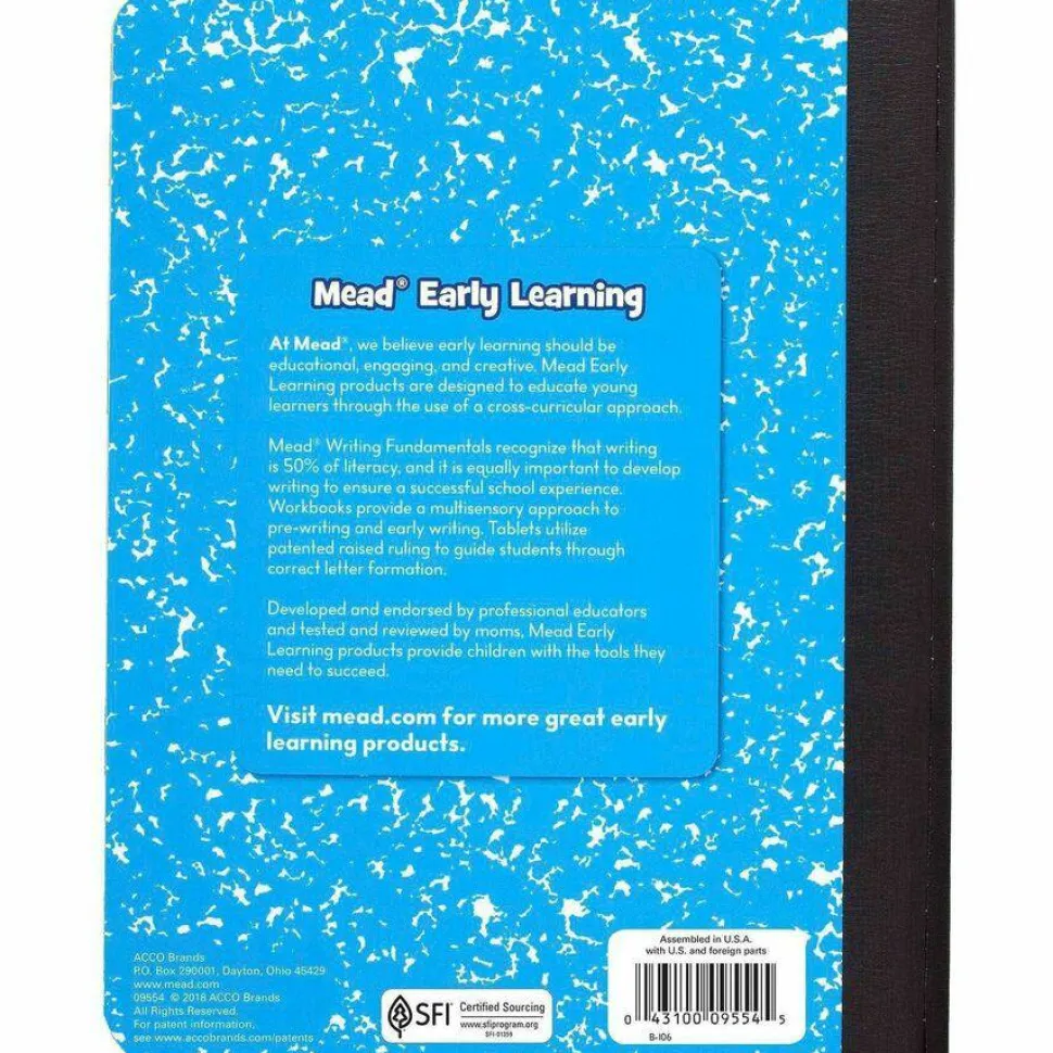 Mead K-2 Classroom Primary Journal, 7-1/2" x 9-4/5", 100 Sheets, Assorted