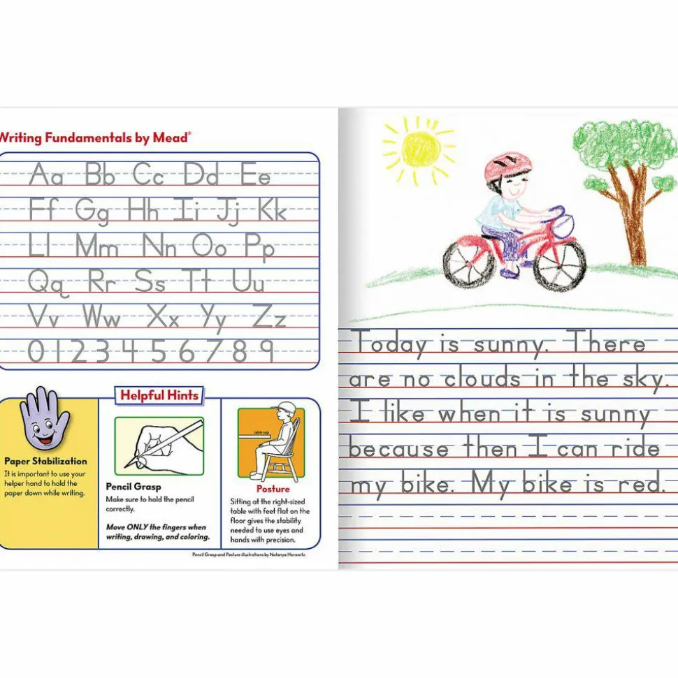 Mead K-2 Classroom Primary Journal, 7-1/2" x 9-4/5", 100 Sheets, Assorted
