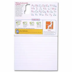 Mead Learn to Letter Primary Journal with Raised Ruling, Manuscript Format, Orange/White/Blue Cover, (40) 10 x 8 Sheets