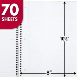 Mead Wide Ruled 1-Subject Notebooks