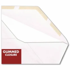 Mead #10 Envelopes, 4 1/8" x 9 1/2", White, 50 Count