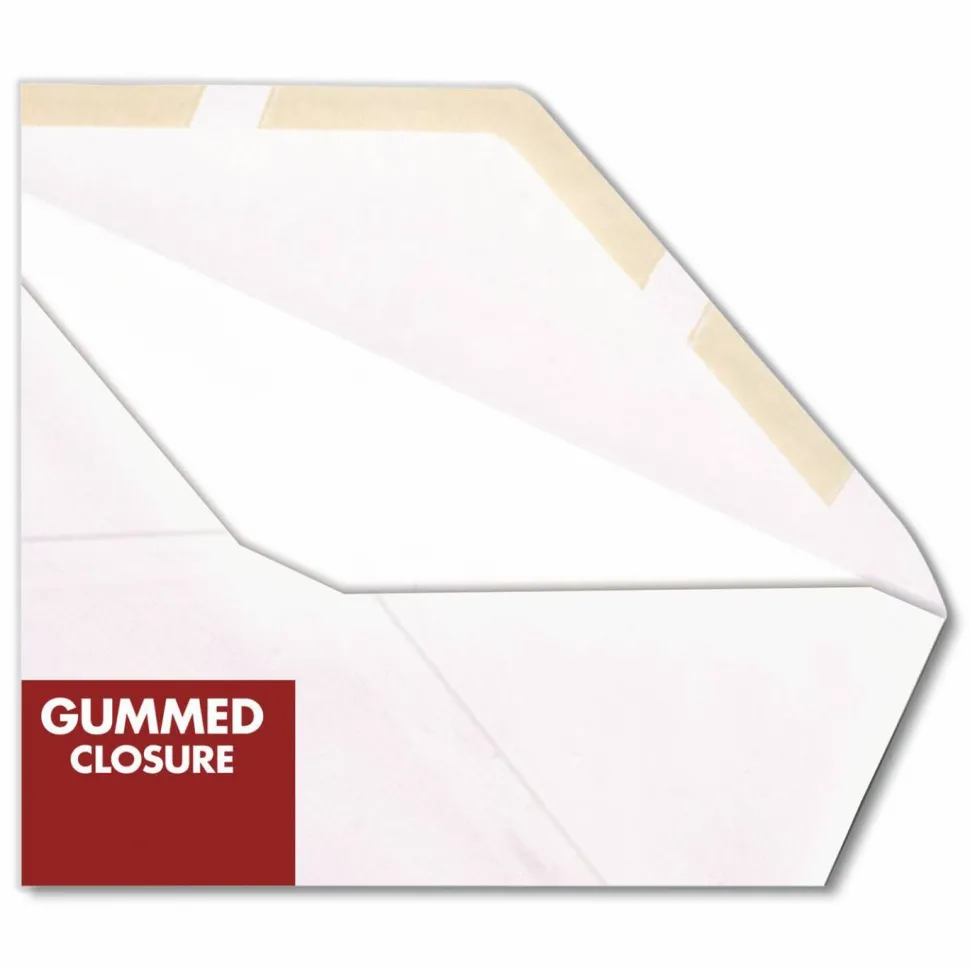 Mead #10 Envelopes, 4 1/8" x 9 1/2", White, 50 Count