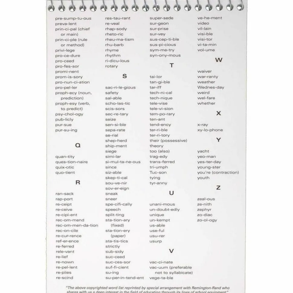 Mead Spell-Write Wire Bound Steno Book, 6" x 9", 80 Sheets, Assorted Color