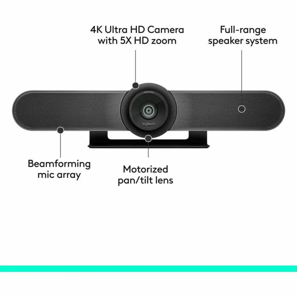 MeetUp All-in-One Ultra HD 4K Conference Camera for Huddle and Small Rooms, Works with Microsoft Teams, Zoom, Google Meet