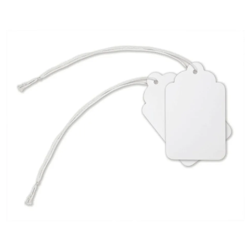 Merchandise Tags, Size 5, 1.09" x 1.75", White, Pack Of 500