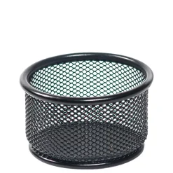 Mesh Paper Clip Holder, Black