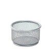 Mesh Paper Clip Holder, Silver