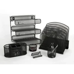 Mesh Business Card Holder, Black
