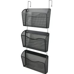 Mesh Hanging Wall Files, Black, Pack Of 3 Files