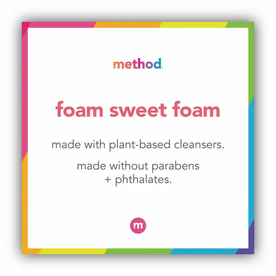 Method Foam Hand Wash Soap, Waterfall Scent, 10 Oz Bottle