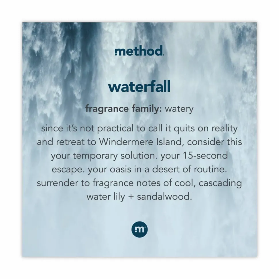 Method Foam Hand Wash Soap, Waterfall Scent, 10 Oz Bottle