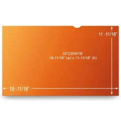 3M Gold Privacy Filter Screen for 22" Widescreen Monitors, 16:10 Aspect Ratio, Reduces Blue Light