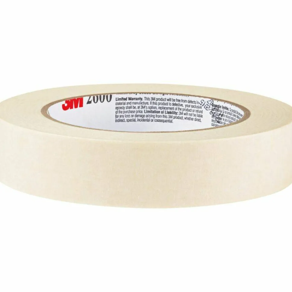 3M Highland Masking Tape, Tan, 3/4" x 60 Yd., Pack Of 12