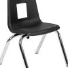 Mickey Advantage Black Student Stack School Chair - 14-inch