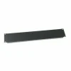 Middle Atlantic 2RU Blank Rack Panel - Steel and Flanged Blanking Panel - Flat Black Powder Coat
