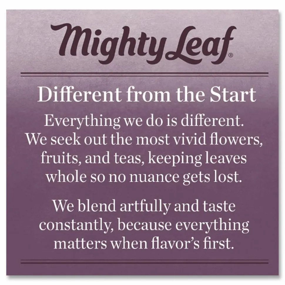 Mighty Leaf Tea Whole Leaf Tea Pouches, Wild Berry Hibiscus, 15/Box