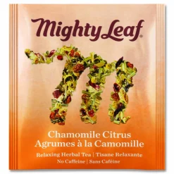 Mighty Leaf Tea Whole Leaf Tea Pouches, Chamomile Citrus, 15/Box