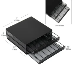 Mind Reader 2 Drawers Single Serve Coffee Pod Organizer, 5