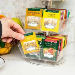 Mind Reader Anchor 12-Compartment Tea Carousel