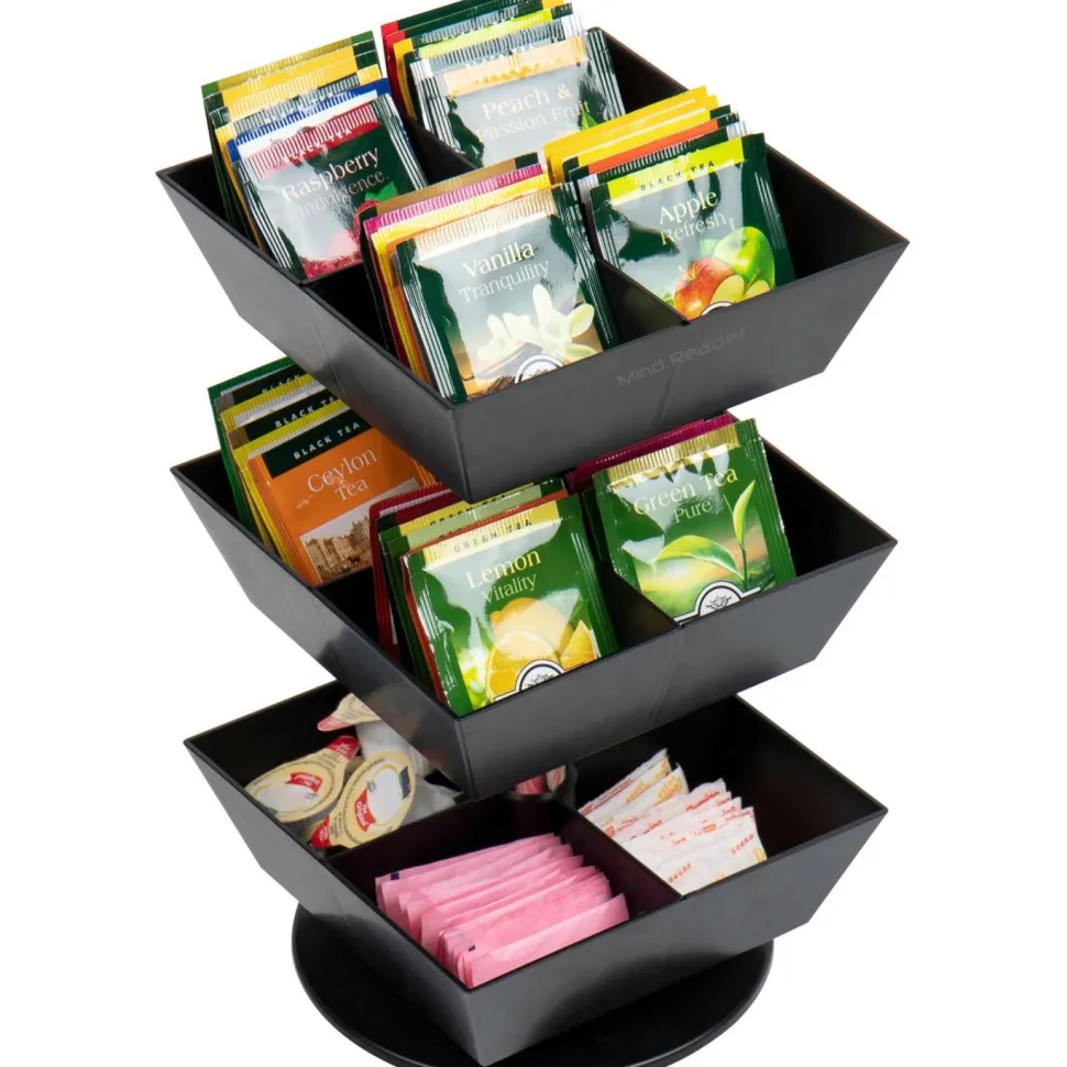 Mind Reader Anchor 12-Compartment Tea Carousel