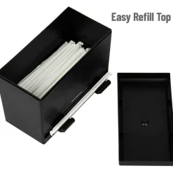 Mind Reader Anchor One-Touch Straw Dispenser