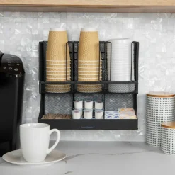 Mind Reader 6-Compartment Coffee Condiment Organizer
