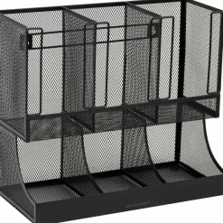 Mind Reader 6-Compartment Coffee Condiment Organizer