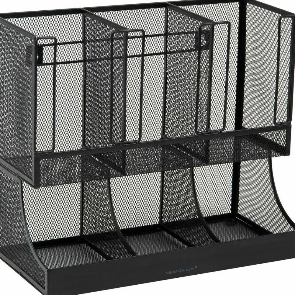 Mind Reader 6-Compartment Coffee Condiment Organizer