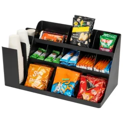 Mind Reader 14-Compartment/3-Tier Coffee Cup And Condiment Countertop Organizer, 12-1/2