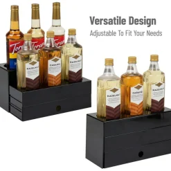 Mind Reader 9-Compartment Nested Syrup Bottle Holder
