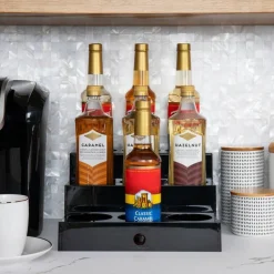 Mind Reader 9-Compartment Nested Syrup Bottle Holder